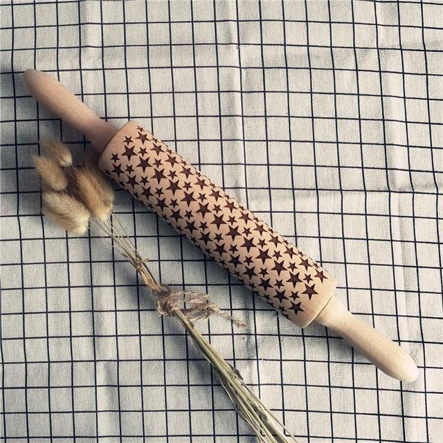 Christmas Embossed Rolling Pin