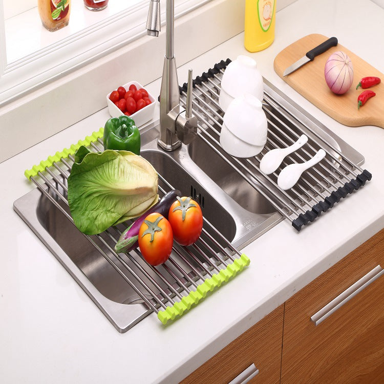Folding Kitchen Sink Drain Rack
