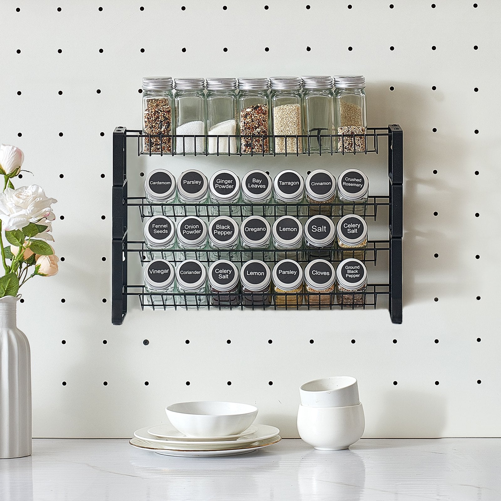 Countertop Spice Rack Organizer