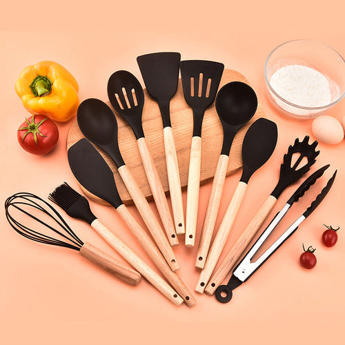 12-Piece Silicone Kitchen Utensil Set