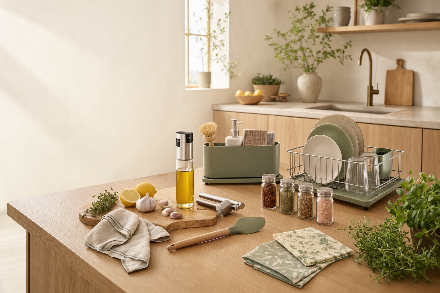 Guvrwf kitchen collection hero — calm, organized everyday cooking